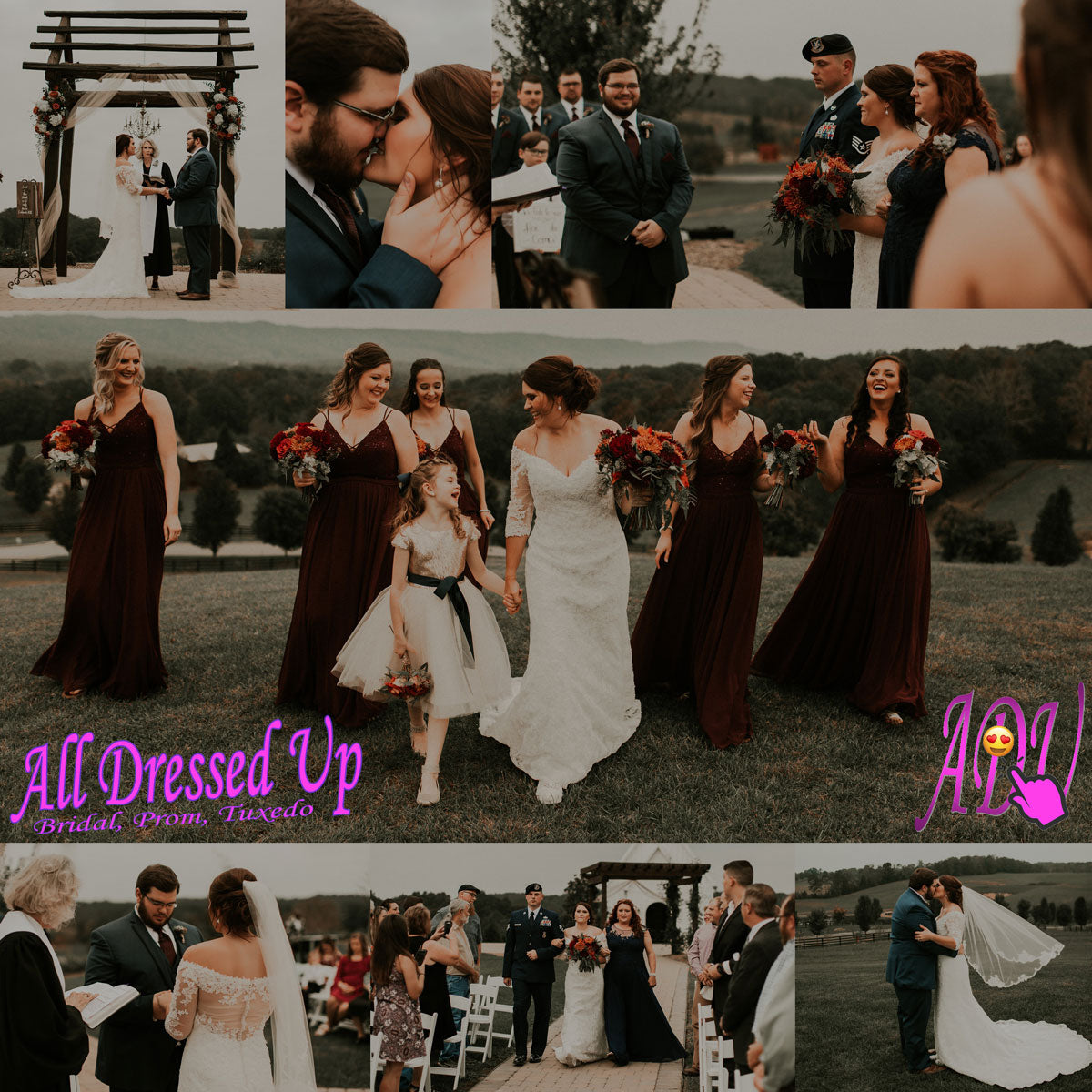 Andrew and Kaleigh Branham at Howe Farms w/ All Dressed Up Chattanooga, TN | Christan C. George Photography