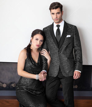 Diamond - 192 - Granite Paisley Aries - All Dressed Up, Tuxedo Rental