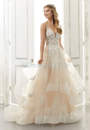 Morilee - Audrey - 2176 - 2176W - Cheron's Bridal, Wedding Gown - Morilee Line - - Wedding Gowns Dresses Chattanooga Hixson Shops Boutiques Tennessee TN Georgia GA MSRP Lowest Prices Sale Discount