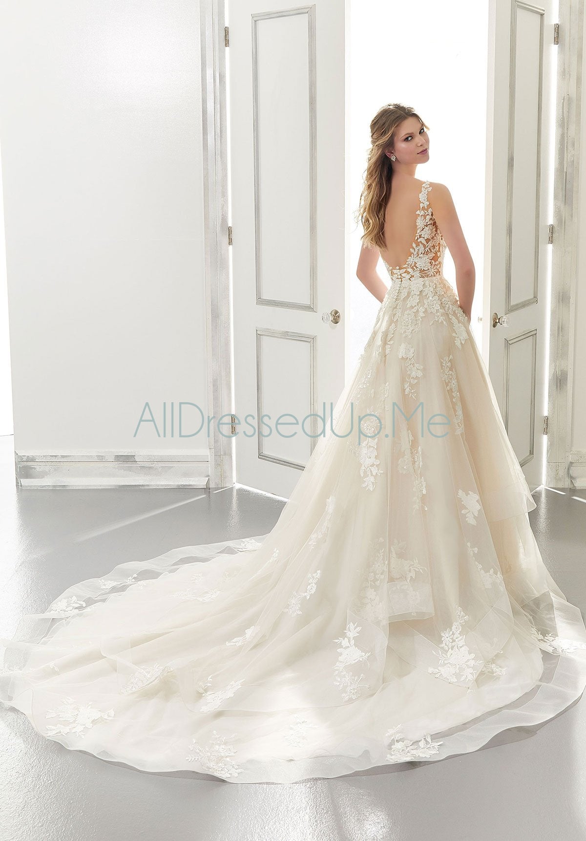 Morilee - Audrey - 2176 - 2176W - Cheron's Bridal, Wedding Gown - Morilee Line - - Wedding Gowns Dresses Chattanooga Hixson Shops Boutiques Tennessee TN Georgia GA MSRP Lowest Prices Sale Discount