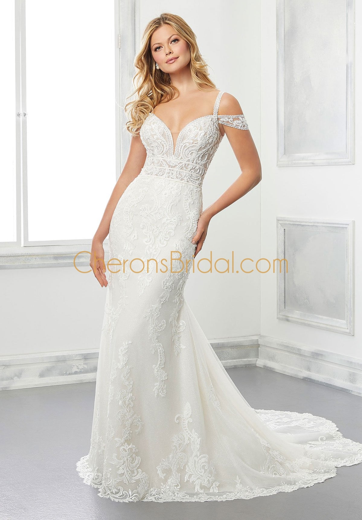 Morilee - 2305 - Beatrix - Cheron's Bridal, Wedding Gown - Morilee Line - - Wedding Gowns Dresses Chattanooga Hixson Shops Boutiques Tennessee TN Georgia GA MSRP Lowest Prices Sale Discount