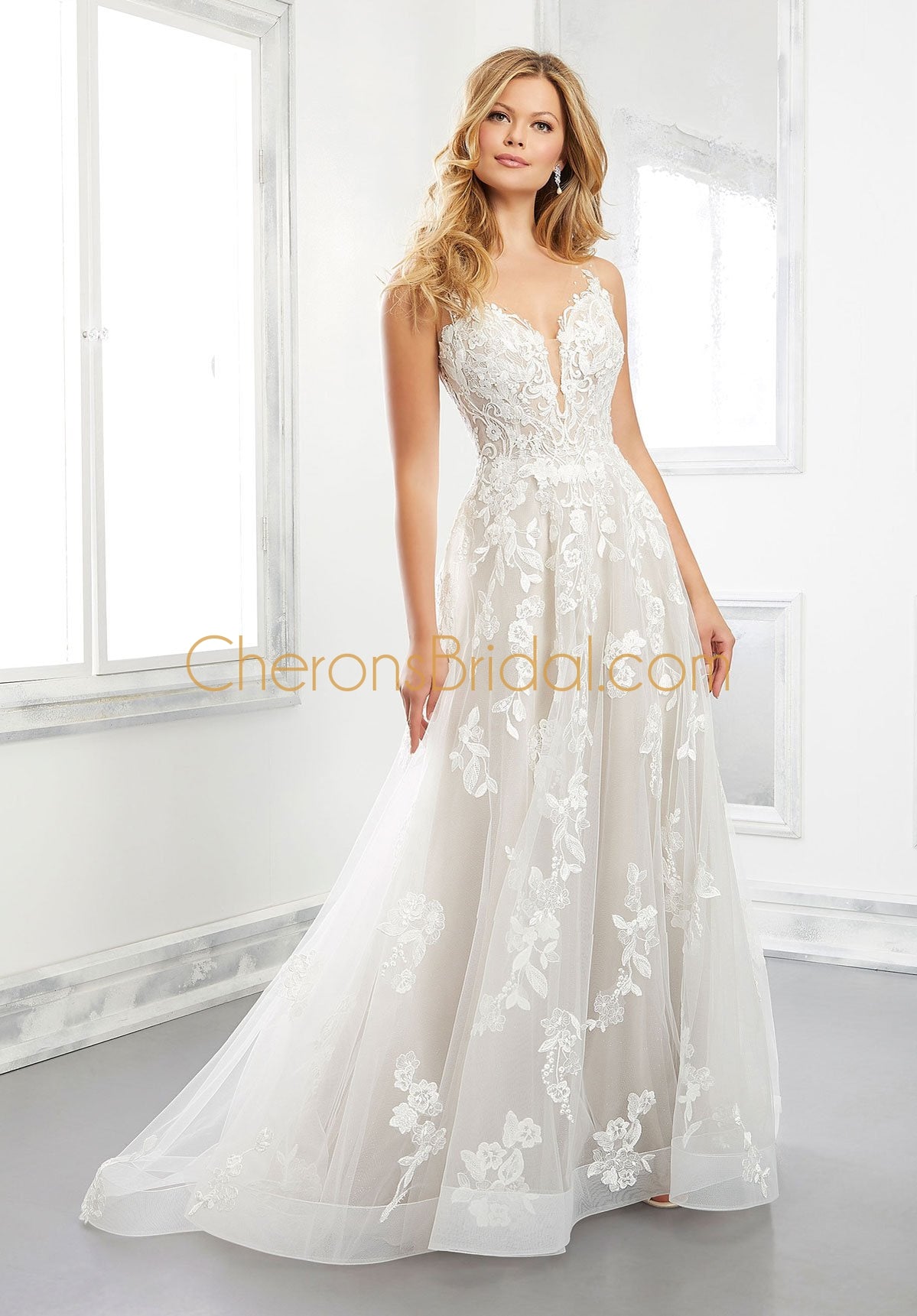 Morilee - 2306 - Bernadette - Cheron's Bridal, Wedding Gown - Morilee Line - - Wedding Gowns Dresses Chattanooga Hixson Shops Boutiques Tennessee TN Georgia GA MSRP Lowest Prices Sale Discount