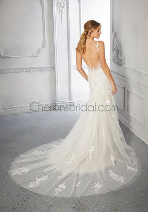 Morilee - 2364 - Clarissa - Cheron's Bridal, Wedding Gown - Morilee Line - - Wedding Gowns Dresses Chattanooga Hixson Shops Boutiques Tennessee TN Georgia GA MSRP Lowest Prices Sale Discount