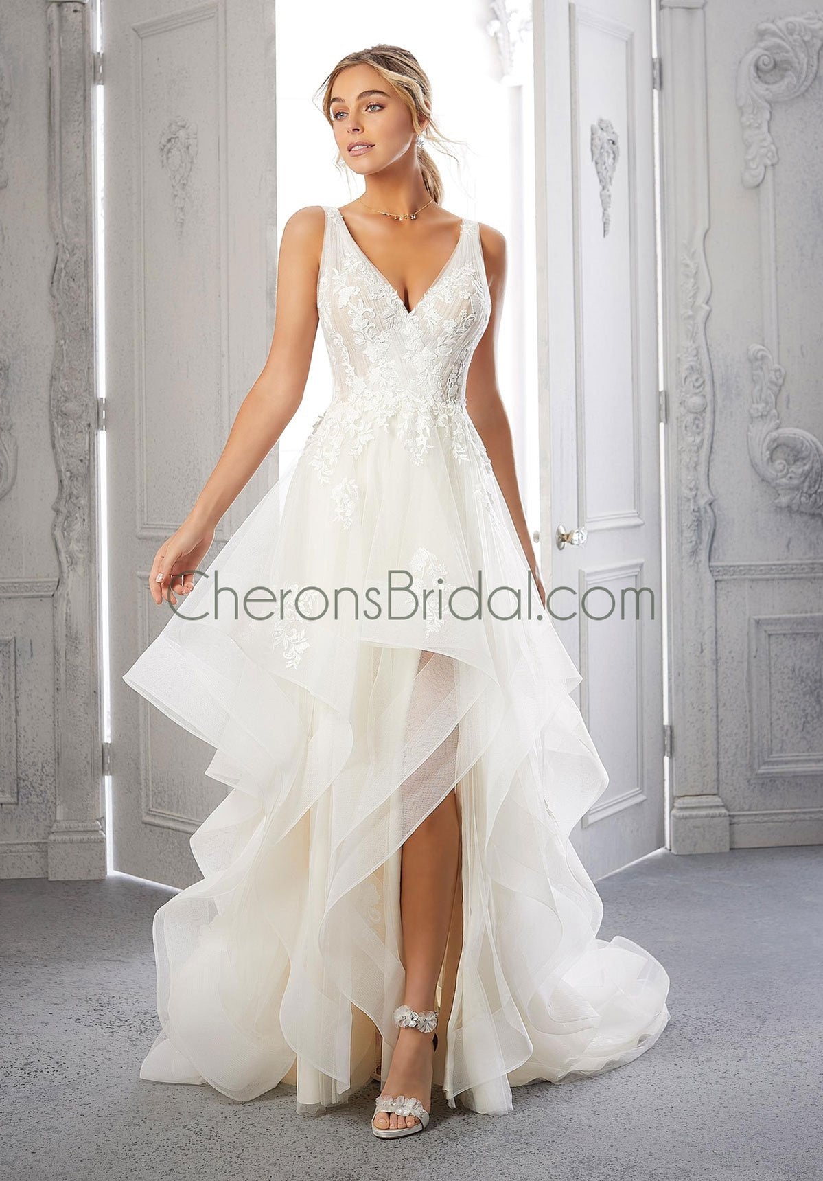 Morilee - 2365 - Carmelina - Cheron's Bridal, Wedding Gown - Morilee Line - - Wedding Gowns Dresses Chattanooga Hixson Shops Boutiques Tennessee TN Georgia GA MSRP Lowest Prices Sale Discount