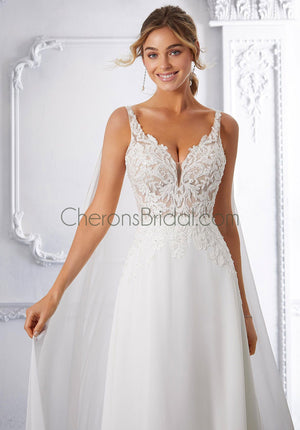 Morilee - 2367 - Caroline - Cheron's Bridal, Wedding Gown - Morilee Line - - Wedding Gowns Dresses Chattanooga Hixson Shops Boutiques Tennessee TN Georgia GA MSRP Lowest Prices Sale Discount