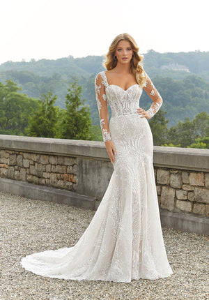 Morilee - 2401 - Dauphine - Cheron's Bridal, Wedding Gown - Morilee Line - - Wedding Gowns Dresses Chattanooga Hixson Shops Boutiques Tennessee TN Georgia GA MSRP Lowest Prices Sale Discount