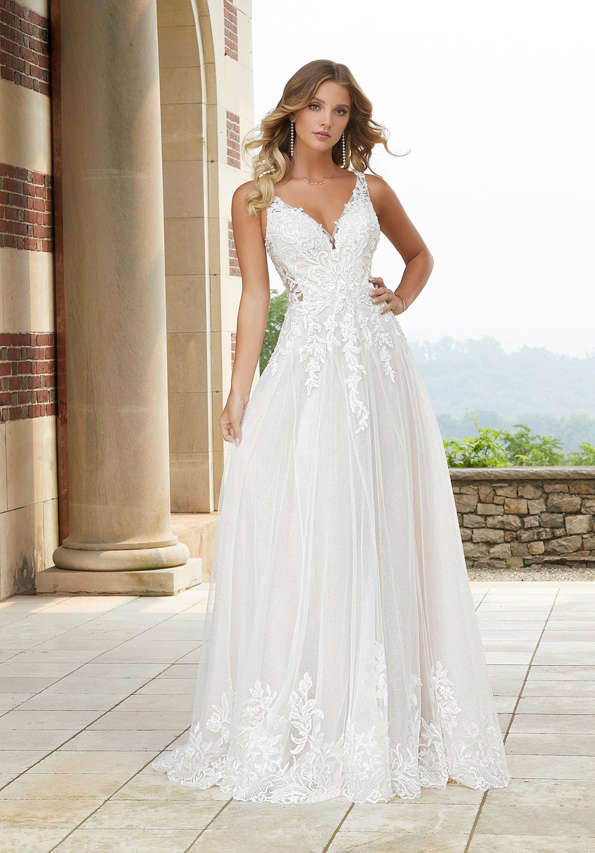 Morilee - 2404 - Dina - Cheron's Bridal, Wedding Gown - Morilee Line - - Wedding Gowns Dresses Chattanooga Hixson Shops Boutiques Tennessee TN Georgia GA MSRP Lowest Prices Sale Discount