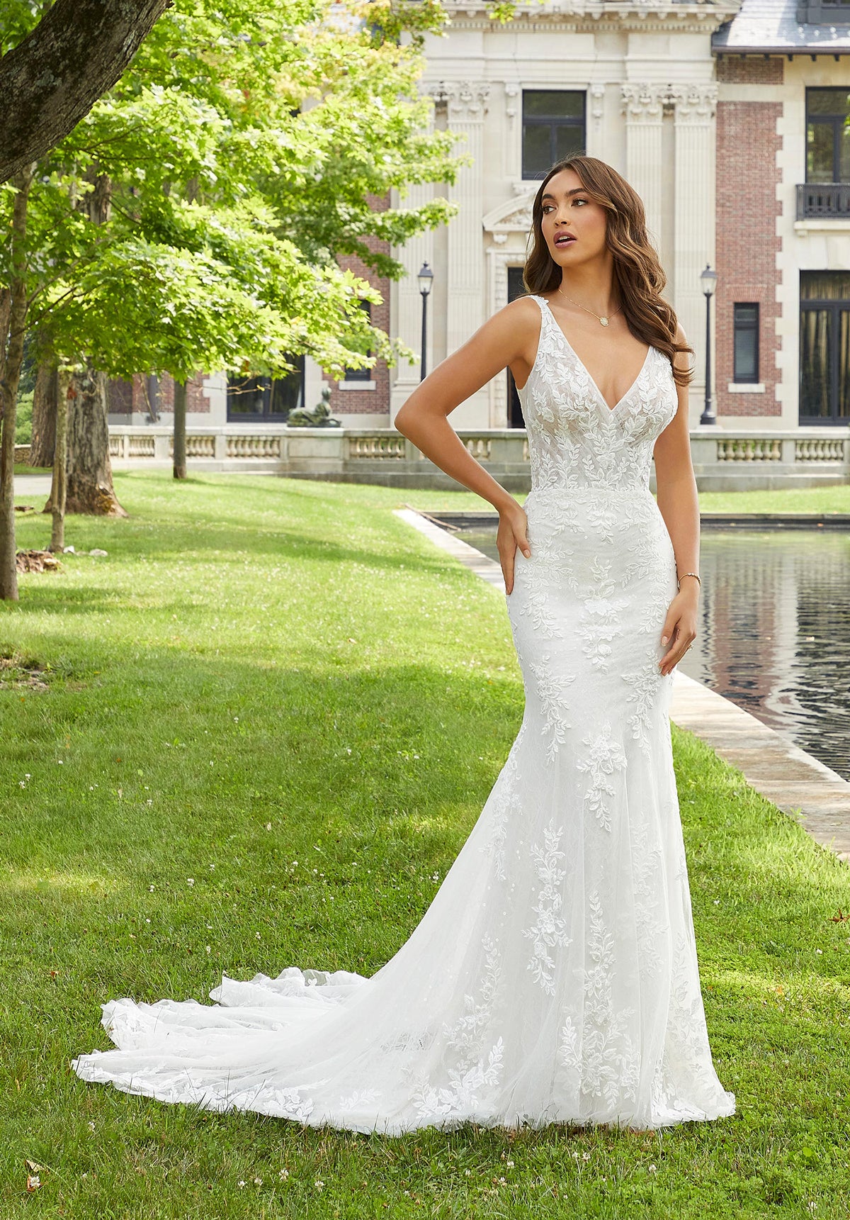 Morilee - 2408 - Daria - Cheron's Bridal, Wedding Gown - Morilee Line - - Wedding Gowns Dresses Chattanooga Hixson Shops Boutiques Tennessee TN Georgia GA MSRP Lowest Prices Sale Discount