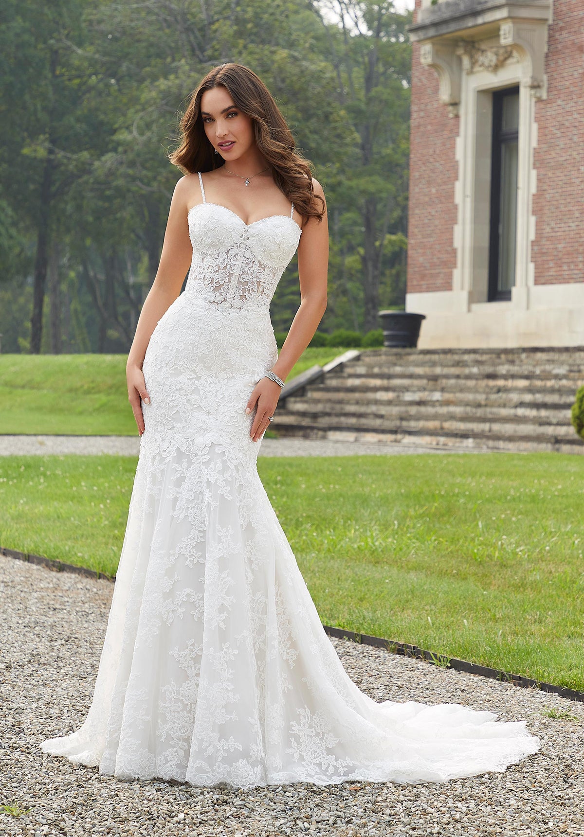 Morilee - 2411 - Diana - Cheron's Bridal, Wedding Gown - Morilee Line - - Wedding Gowns Dresses Chattanooga Hixson Shops Boutiques Tennessee TN Georgia GA MSRP Lowest Prices Sale Discount