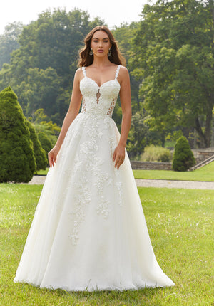 Morilee - 2417 - Delfina - Cheron's Bridal, Wedding Gown - Morilee Line - - Wedding Gowns Dresses Chattanooga Hixson Shops Boutiques Tennessee TN Georgia GA MSRP Lowest Prices Sale Discount