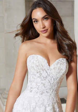 Morilee - 2423 - Dorothea - Cheron's Bridal, Wedding Gown - Morilee Line - - Wedding Gowns Dresses Chattanooga Hixson Shops Boutiques Tennessee TN Georgia GA MSRP Lowest Prices Sale Discount