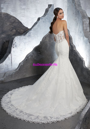 Blu - 5607 - Kaitlyn - Cheron's Bridal, Wedding Gown - Morilee Blu - - Wedding Gowns Dresses Chattanooga Hixson Shops Boutiques Tennessee TN Georgia GA MSRP Lowest Prices Sale Discount