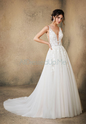 Blu - Rosa - 5763 - Cheron's Bridal, Wedding Gown - Morilee Blu - - Wedding Gowns Dresses Chattanooga Hixson Shops Boutiques Tennessee TN Georgia GA MSRP Lowest Prices Sale Discount