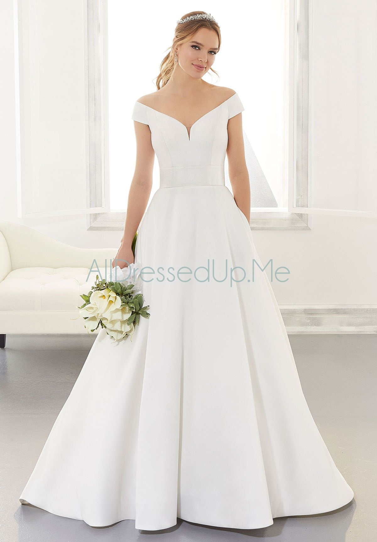 Blu - Ainsley - 5865 - 5865W - Cheron's Bridal, Wedding Gown - Morilee Blu - - Wedding Gowns Dresses Chattanooga Hixson Shops Boutiques Tennessee TN Georgia GA MSRP Lowest Prices Sale Discount