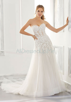 Blu - Azalea - 5870 - Cheron's Bridal, Wedding Gown - Morilee Blu - - Wedding Gowns Dresses Chattanooga Hixson Shops Boutiques Tennessee TN Georgia GA MSRP Lowest Prices Sale Discount