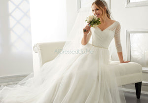 Blu - Amelia - 5880 - Cheron's Bridal, Wedding Gown - Morilee Blu - - Wedding Gowns Dresses Chattanooga Hixson Shops Boutiques Tennessee TN Georgia GA MSRP Lowest Prices Sale Discount