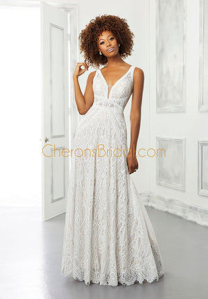 Blu - 5905 - Brooke - Cheron's Bridal, Wedding Gown - Morilee Blu - - Wedding Gowns Dresses Chattanooga Hixson Shops Boutiques Tennessee TN Georgia GA MSRP Lowest Prices Sale Discount