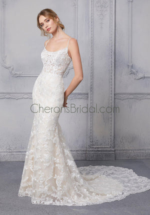 Blu - 5914 - Claudine - Cheron's Bridal, Wedding Gown - Morilee Blu - - Wedding Gowns Dresses Chattanooga Hixson Shops Boutiques Tennessee TN Georgia GA MSRP Lowest Prices Sale Discount