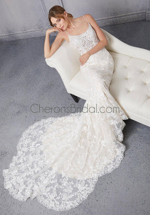 Blu - 5914 - Claudine - Cheron's Bridal, Wedding Gown - Morilee Blu - - Wedding Gowns Dresses Chattanooga Hixson Shops Boutiques Tennessee TN Georgia GA MSRP Lowest Prices Sale Discount