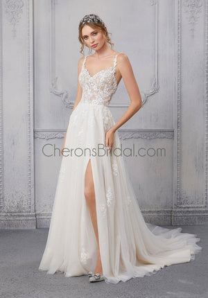 Blu - 5915 - Cipriana - Cheron's Bridal, Wedding Gown - Morilee Blu - - Wedding Gowns Dresses Chattanooga Hixson Shops Boutiques Tennessee TN Georgia GA MSRP Lowest Prices Sale Discount