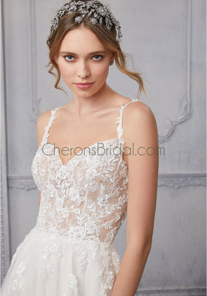 Blu - 5915 - Cipriana - Cheron's Bridal, Wedding Gown - Morilee Blu - - Wedding Gowns Dresses Chattanooga Hixson Shops Boutiques Tennessee TN Georgia GA MSRP Lowest Prices Sale Discount