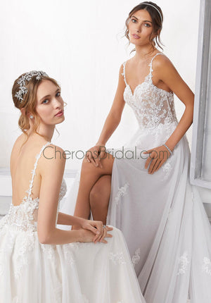 Blu - 5915 - Cipriana - Cheron's Bridal, Wedding Gown - Morilee Blu - - Wedding Gowns Dresses Chattanooga Hixson Shops Boutiques Tennessee TN Georgia GA MSRP Lowest Prices Sale Discount