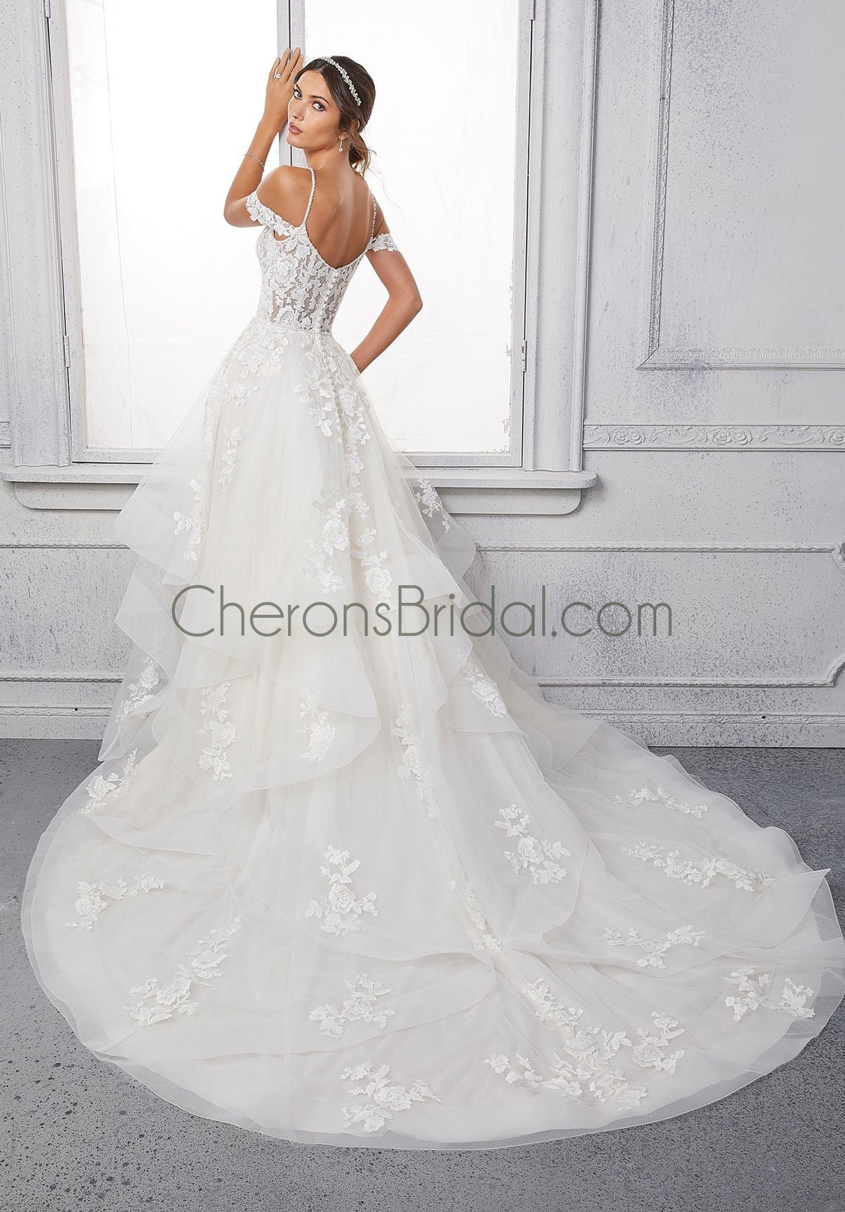 Blu - 5918 - Caressa - Cheron's Bridal, Wedding Gown - Morilee Blu - - Wedding Gowns Dresses Chattanooga Hixson Shops Boutiques Tennessee TN Georgia GA MSRP Lowest Prices Sale Discount