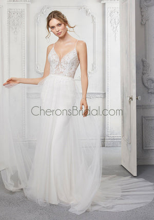 Blu - 5920 - Corinne - Cheron's Bridal, Wedding Gown - Morilee Blu - - Wedding Gowns Dresses Chattanooga Hixson Shops Boutiques Tennessee TN Georgia GA MSRP Lowest Prices Sale Discount