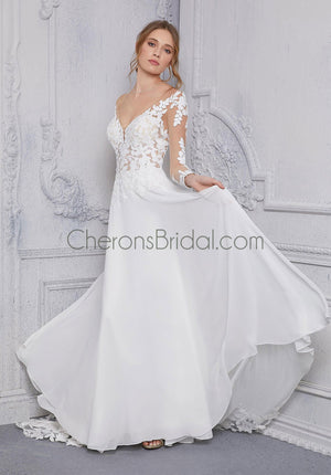 Blu - 5921 - Coraline - Cheron's Bridal, Wedding Gown - Morilee Blu - - Wedding Gowns Dresses Chattanooga Hixson Shops Boutiques Tennessee TN Georgia GA MSRP Lowest Prices Sale Discount