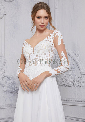 Blu - 5921 - Coraline - Cheron's Bridal, Wedding Gown - Morilee Blu - - Wedding Gowns Dresses Chattanooga Hixson Shops Boutiques Tennessee TN Georgia GA MSRP Lowest Prices Sale Discount