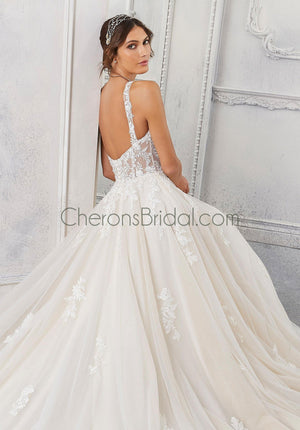 Blu - 5923 - Cassandra - Cheron's Bridal, Wedding Gown - Morilee Blu - - Wedding Gowns Dresses Chattanooga Hixson Shops Boutiques Tennessee TN Georgia GA MSRP Lowest Prices Sale Discount