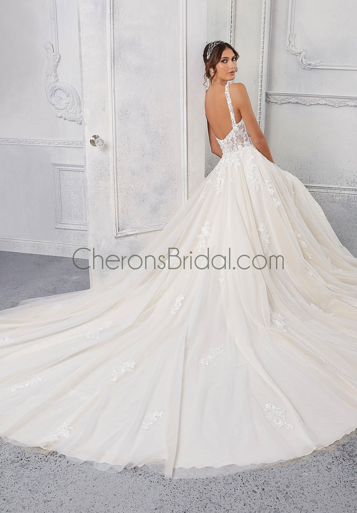 Blu - 5923 - Cassandra - Cheron's Bridal, Wedding Gown - Morilee Blu - - Wedding Gowns Dresses Chattanooga Hixson Shops Boutiques Tennessee TN Georgia GA MSRP Lowest Prices Sale Discount