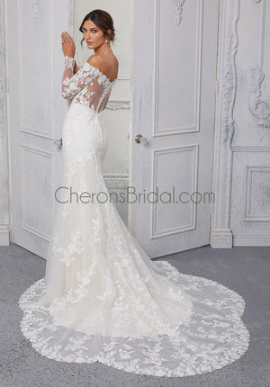 Blu - 5924 - Cindy - Cheron's Bridal, Wedding Gown - Morilee Blu - - Wedding Gowns Dresses Chattanooga Hixson Shops Boutiques Tennessee TN Georgia GA MSRP Lowest Prices Sale Discount