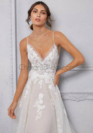 Blu - 5925 - Carita - Cheron's Bridal, Wedding Gown - Morilee Blu - - Wedding Gowns Dresses Chattanooga Hixson Shops Boutiques Tennessee TN Georgia GA MSRP Lowest Prices Sale Discount