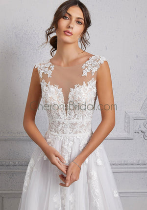 Blu - 5926 - Christine - Cheron's Bridal, Wedding Gown - Morilee Blu - - Wedding Gowns Dresses Chattanooga Hixson Shops Boutiques Tennessee TN Georgia GA MSRP Lowest Prices Sale Discount