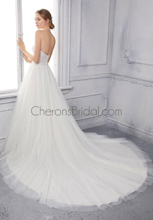 Blu - 5928 - Charlize - Cheron's Bridal, Wedding Gown - Morilee Blu - - Wedding Gowns Dresses Chattanooga Hixson Shops Boutiques Tennessee TN Georgia GA MSRP Lowest Prices Sale Discount