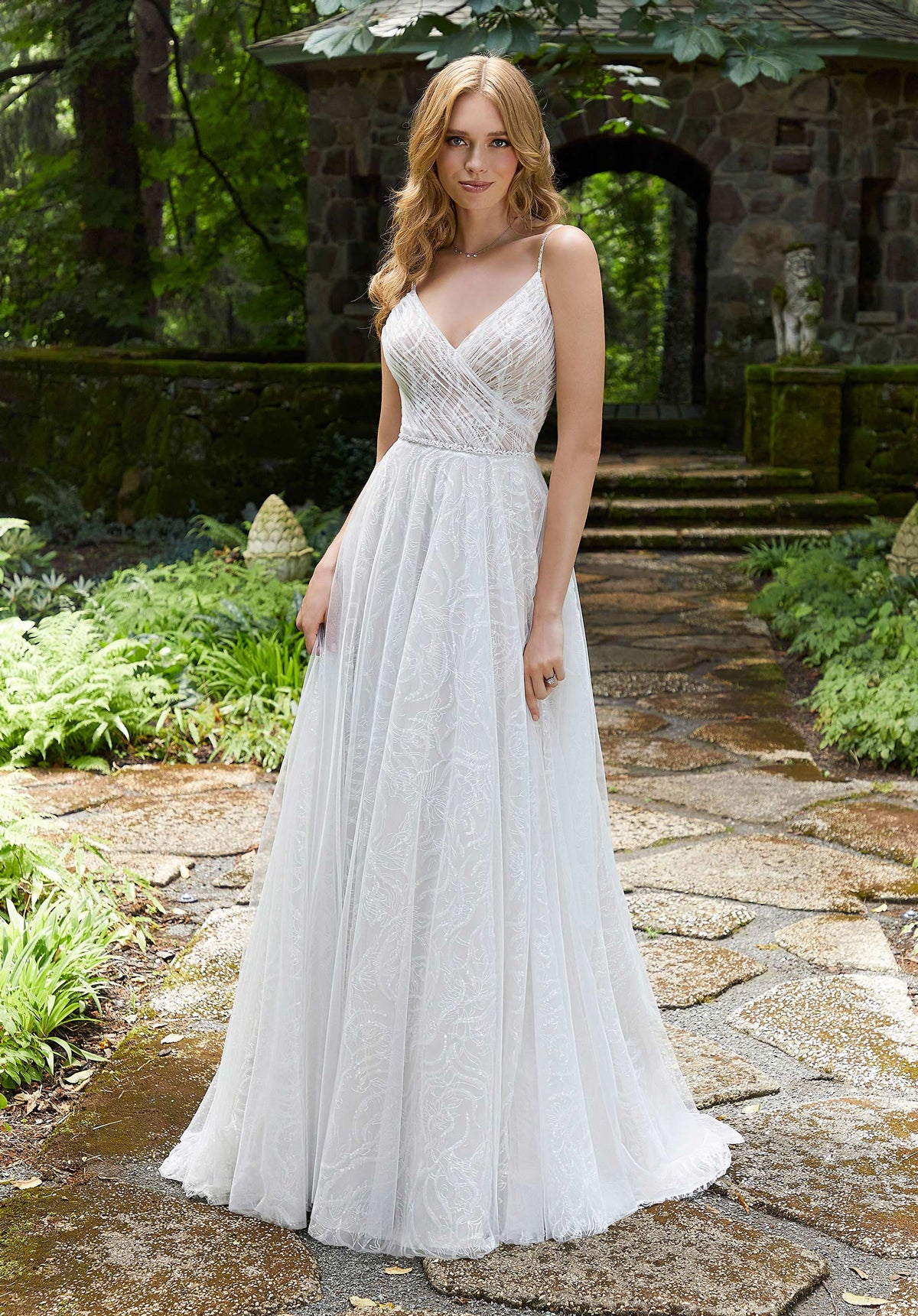 Blu - 5943 - Diondra - Cheron's Bridal, Wedding Gown - Morilee Blu - - Wedding Gowns Dresses Chattanooga Hixson Shops Boutiques Tennessee TN Georgia GA MSRP Lowest Prices Sale Discount