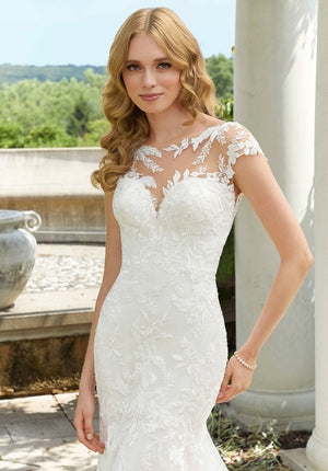 Blu - 5946 - Daisy - Cheron's Bridal, Wedding Gown - Morilee Blu - - Wedding Gowns Dresses Chattanooga Hixson Shops Boutiques Tennessee TN Georgia GA MSRP Lowest Prices Sale Discount