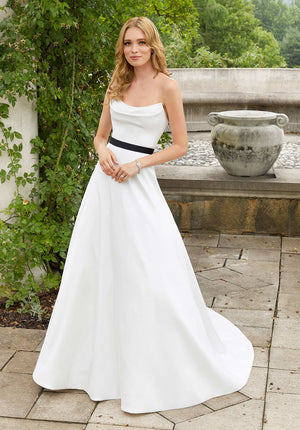 Blu - 5950 - Delaney - Cheron's Bridal, Wedding Gown - Morilee Blu - - Wedding Gowns Dresses Chattanooga Hixson Shops Boutiques Tennessee TN Georgia GA MSRP Lowest Prices Sale Discount