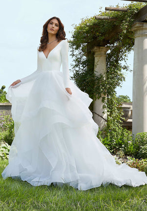 Blu - 5955 - Donna - Cheron's Bridal, Wedding Gown - Morilee Blu - - Wedding Gowns Dresses Chattanooga Hixson Shops Boutiques Tennessee TN Georgia GA MSRP Lowest Prices Sale Discount