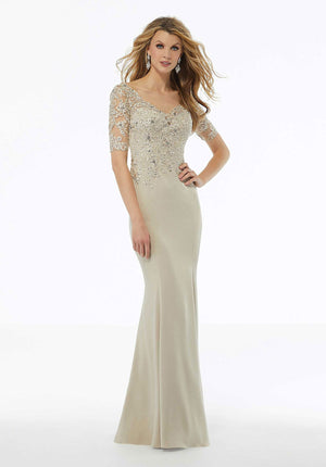 Last Dress In Store; Size: 8 Color: Champagne | MGNY - 72108