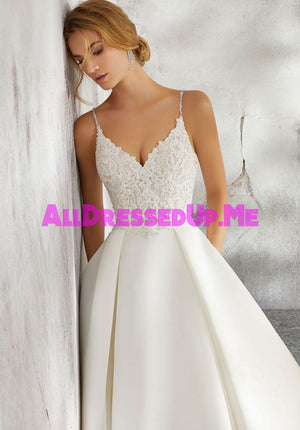 Morilee - Luella - 8272 - Cheron's Bridal, Wedding Gown - Morilee Line - - Wedding Gowns Dresses Chattanooga Hixson Shops Boutiques Tennessee TN Georgia GA MSRP Lowest Prices Sale Discount