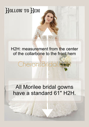 Morilee - 2308 - 2308W - Brinkley - Cheron's Bridal, Wedding Gown - Morilee Line - - Wedding Gowns Dresses Chattanooga Hixson Shops Boutiques Tennessee TN Georgia GA MSRP Lowest Prices Sale Discount