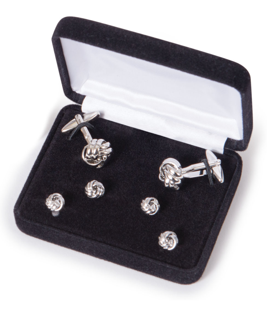 Onyx and Knot Cufflink & Stud Sets - All Dressed Up, Purchase