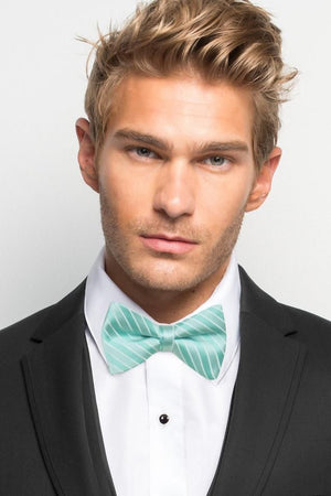 Striped Bow Tie - All Dressed Up, Tuxedo Rental