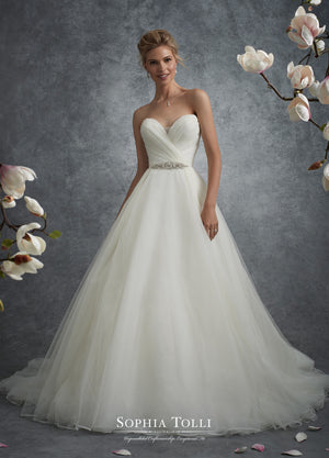 Last Dress In Store; Size: 6, Color: Ivory | Sophia Tolli - Y21761B - Thiea - Cheron's Bridal & All Dressed Up Prom - 6 - Wedding Gowns Dresses Chattanooga Hixson Shops Boutiques Tennessee TN Georgia GA MSRP Lowest Prices Sale Discount