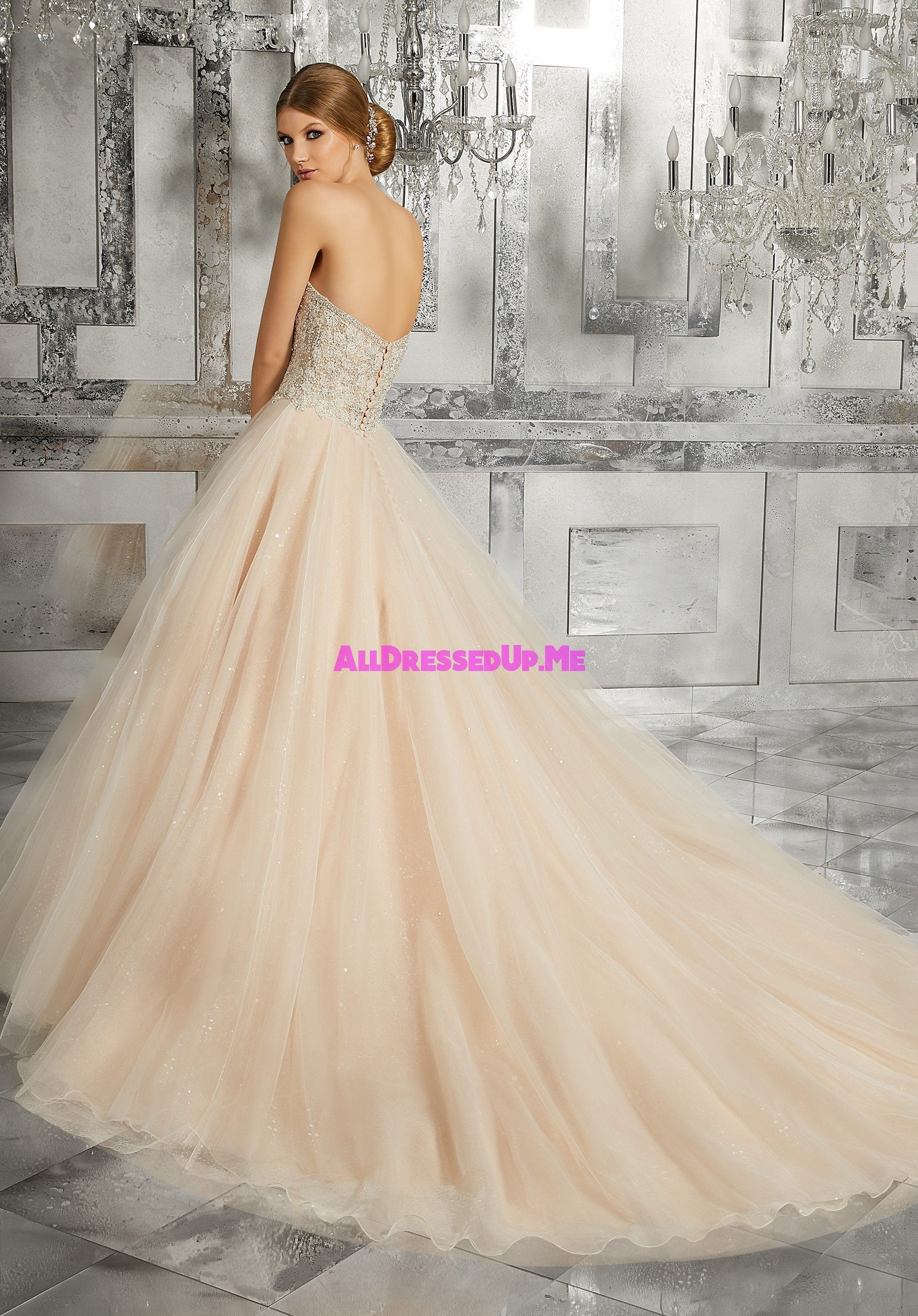 Last Dress In Store; Size: 14, Color: Ivory/Nude | Morilee - Mystique - 8175 - Cheron's Bridal & All Dressed Up Prom - 14 - Wedding Gowns Dresses Chattanooga Hixson Shops Boutiques Tennessee TN Georgia GA MSRP Lowest Prices Sale Discount